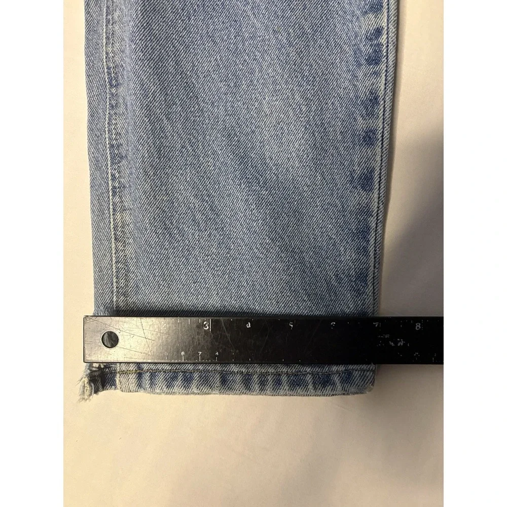 Vintage Carhartt Denim Jeans Men's Size 31x32 Blue Relaxed Fit Tapered B17 DST